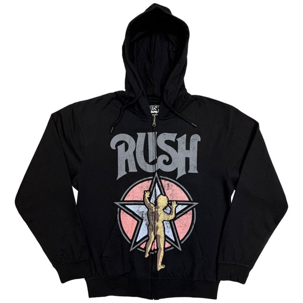 Rush Unisex Adult Starman Hoodie / Black